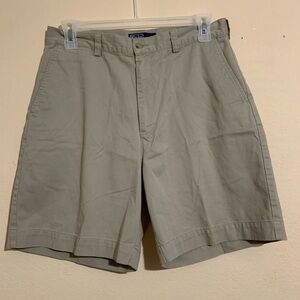 Polo Ralph Lauren Philip 100% Cotton Men’s Shorts Size 34 light beige color